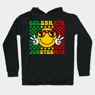 Celebrate Juneteenth Black History Celebrating Black Freedom Hoodie